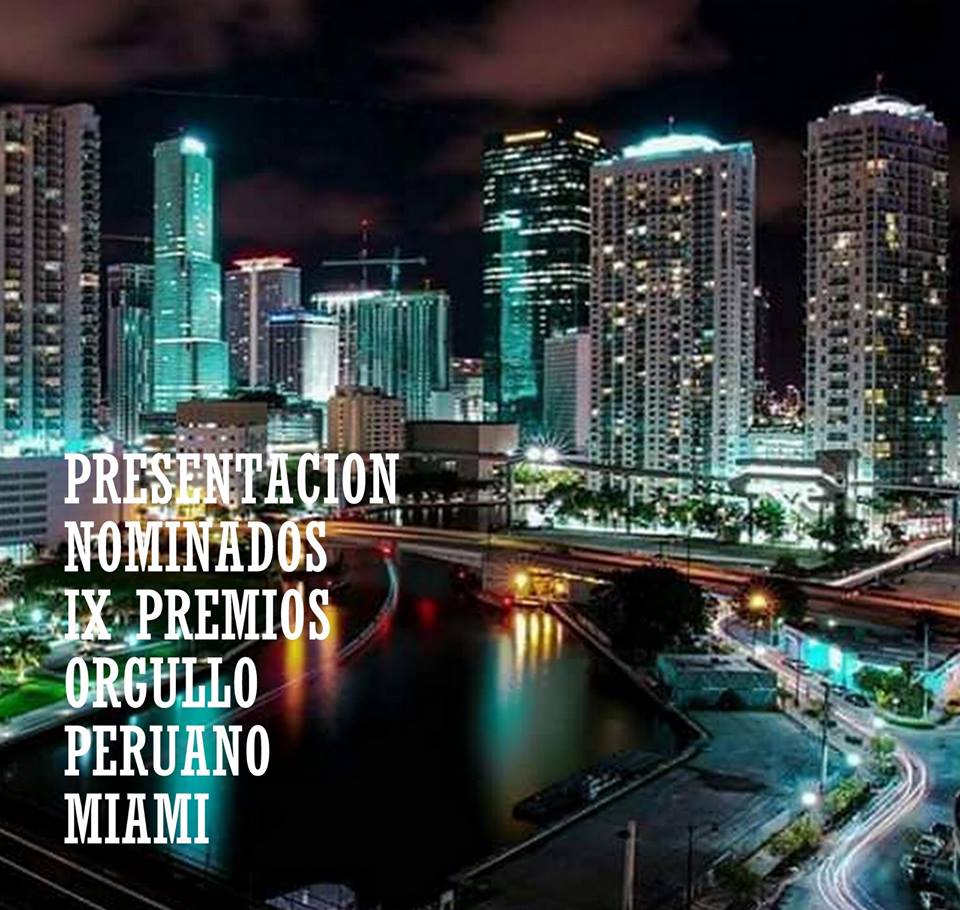 Premio ORgullo Peruano en Miami